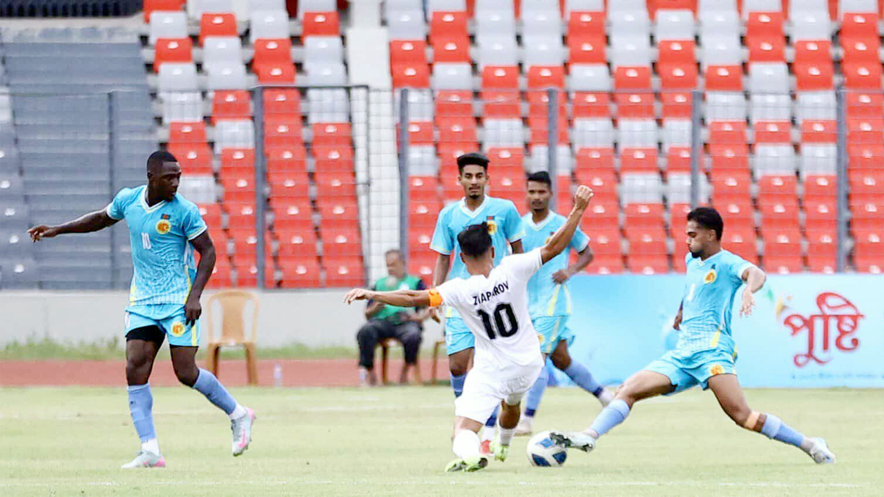 কিরগিজ ক্লাবের কাছে পাত্তা পেল না ঢাকা আবাহনী