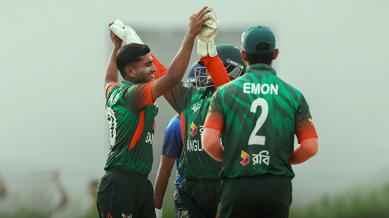 ২০ উইকেট হারানোর ম্যাচে বাংলাদেশের জয়