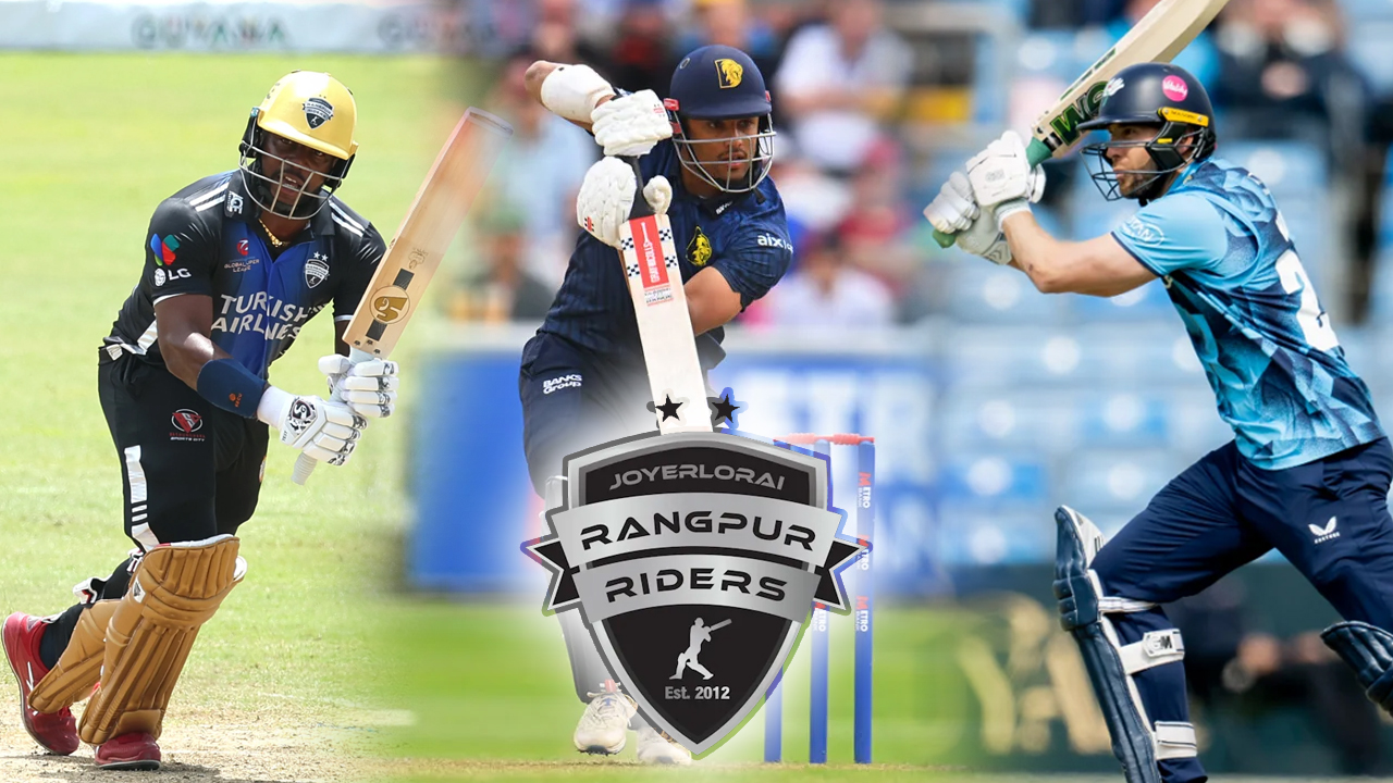 বিপিএলে রংপুরের জার্সিতে খেলবেন যে ৮ ক্রিকেটার