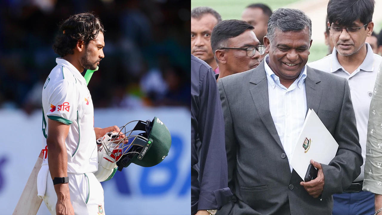 শান্ত’র অধিনায়কত্ব ছাড়া নিয়ে যা বললেন বিসিবি সভাপতি