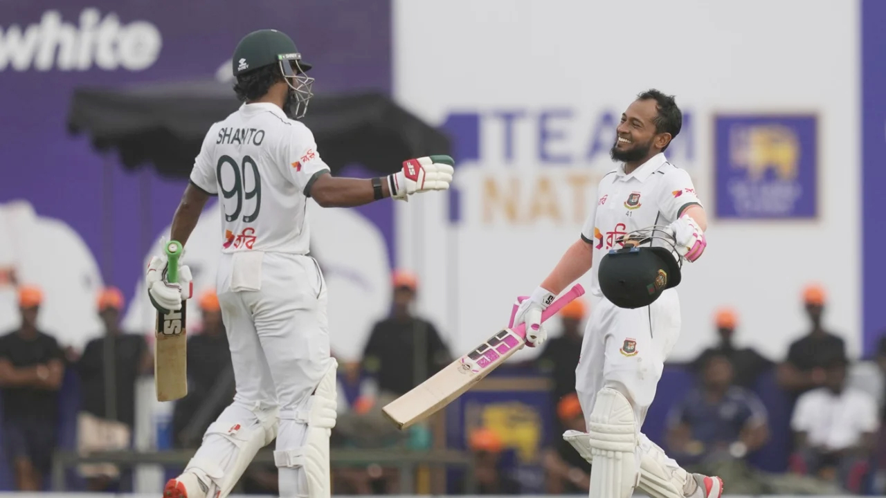 ৪৫ রানে তিন উইকেট হারিয়েও চালকের আসনে বাংলাদেশ
