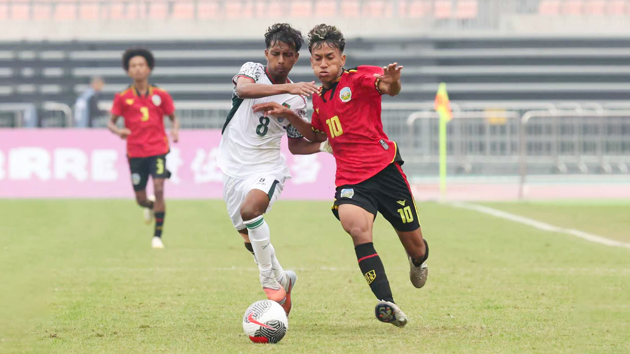 তীব্র শীতেও প্রতিপক্ষের জালে ৫ গোল দিল বাংলাদেশ