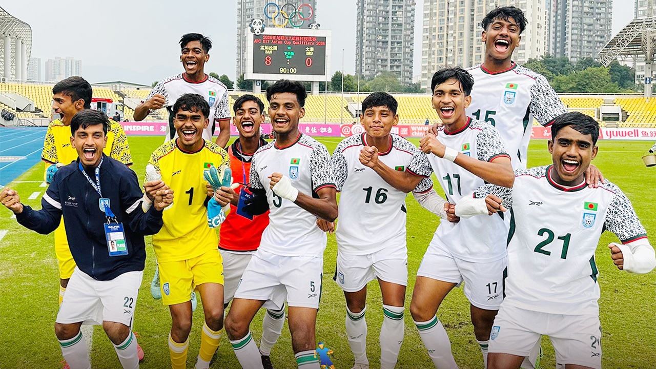 ব্রুনাইয়ের জালে বাংলাদেশের ৮ গোল!