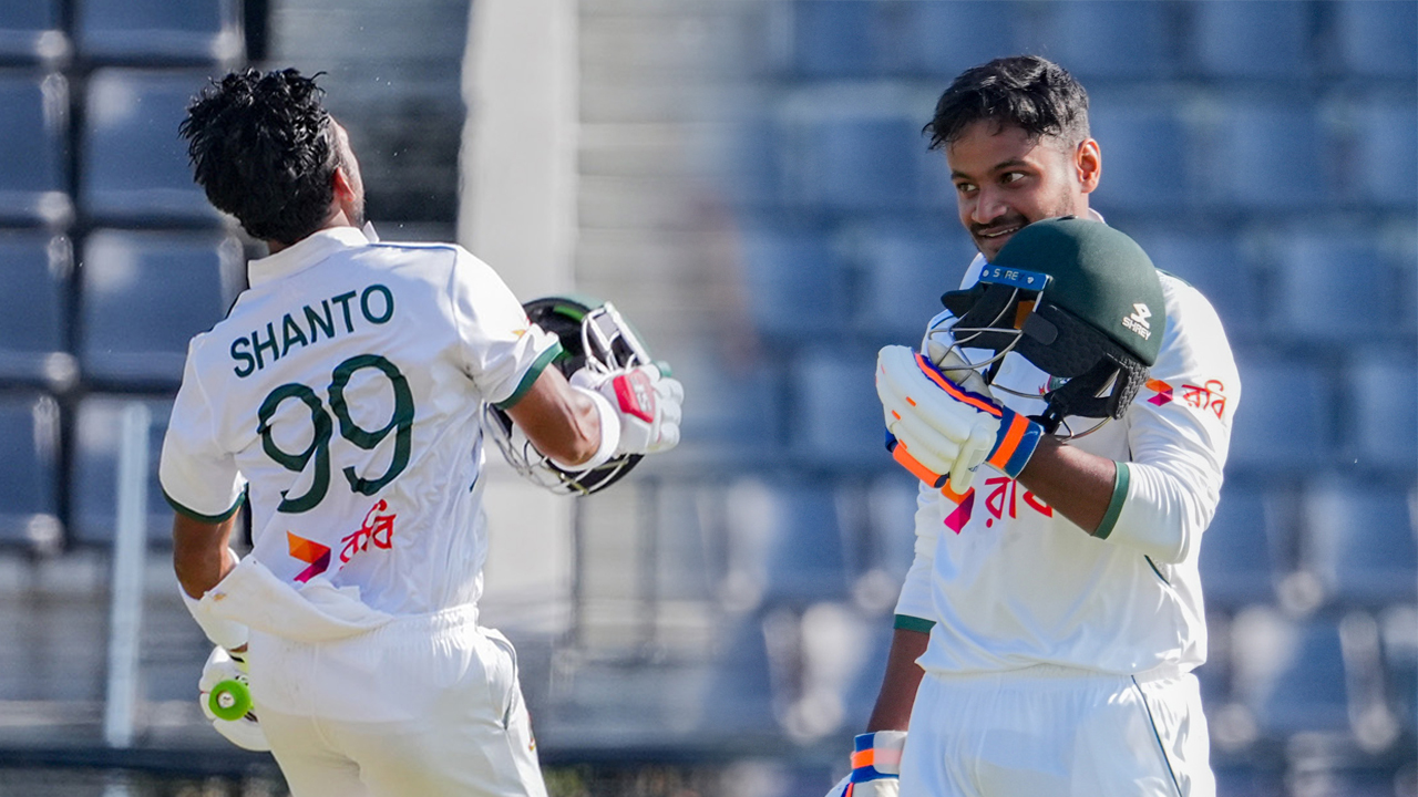 সেঞ্চুরি করে সুখবর পেলেন শান্ত-জয়