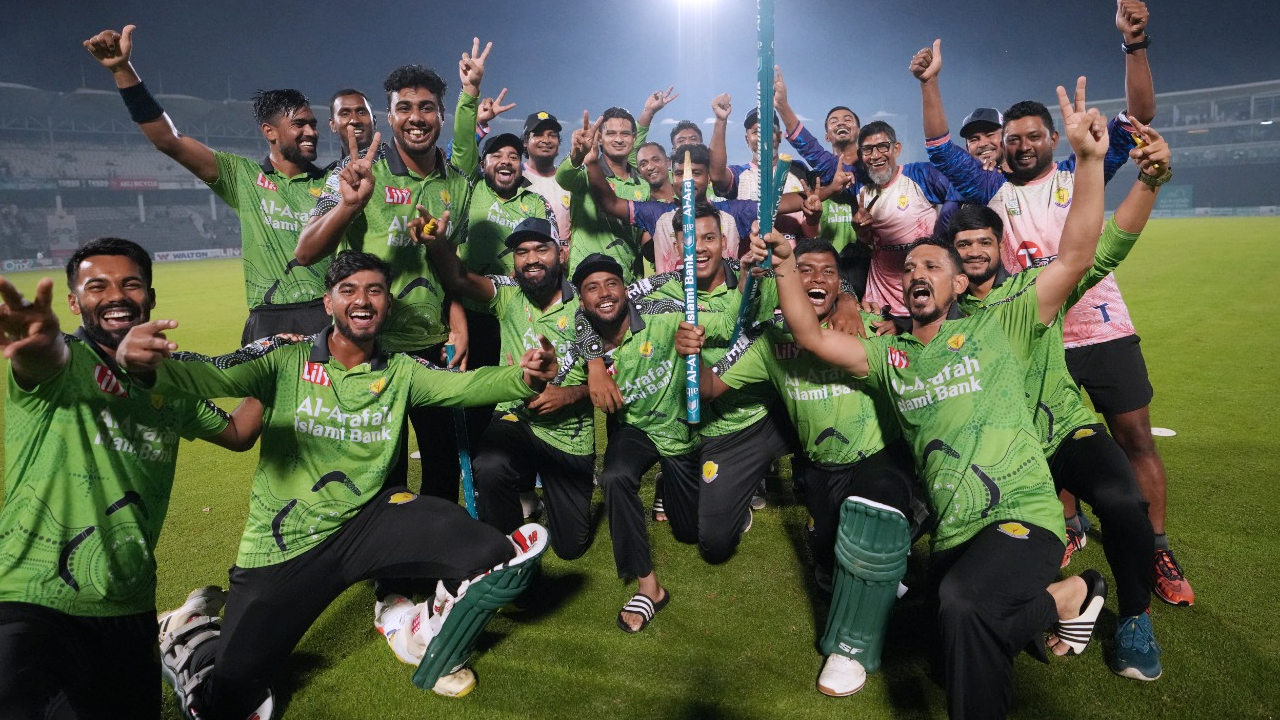 খুলনাকে হারিয়ে এনসিএলে অপরাজিত চ্যাম্পিয়ন রংপুর