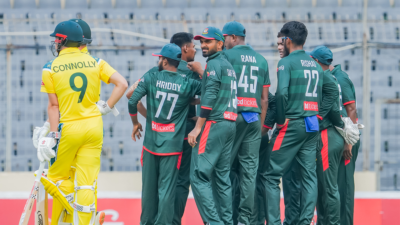 ২১ বছর পর অস্ট্রেলিয়াকে হারাল বাংলাদেশ