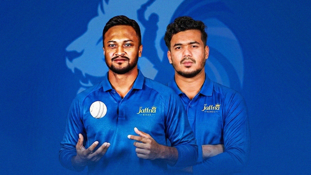 ৪ বার শিরোপা জেতা দলে খেলবেন সাকিব-তাসকিন