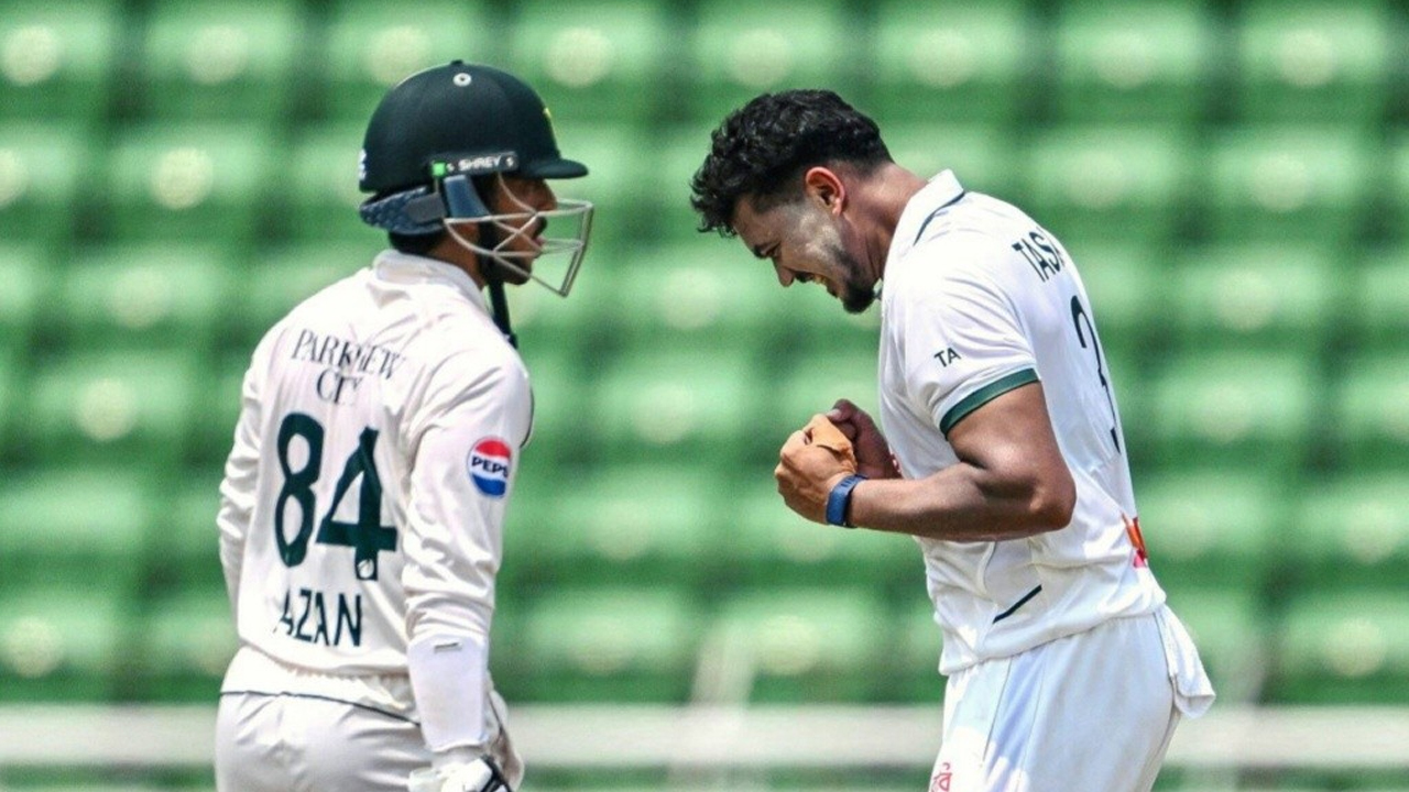 নাহিদের ফাইফারে আড়ালেই রয়ে গেলেন তাসকিন