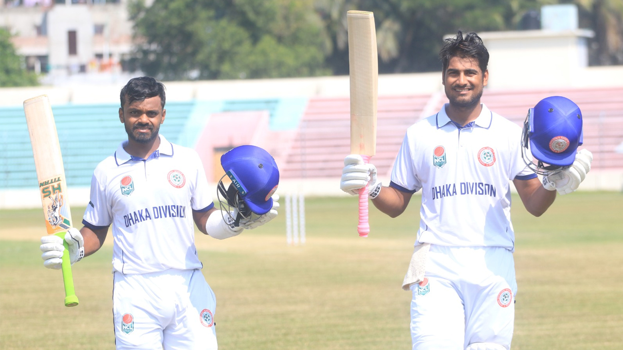 ৩৬৩ রানের জুটিতে ইতিহাস গড়লেন নাইম-অঙ্কন
